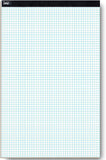 Notebook paper QUICK Grid (graph) for 1 class (cuadricula)