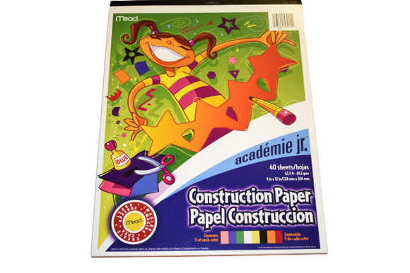 Construction Paper Arcoiris 50 Sheets