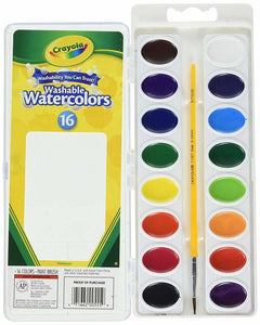 Watercolors Crayola Set of 16 washables